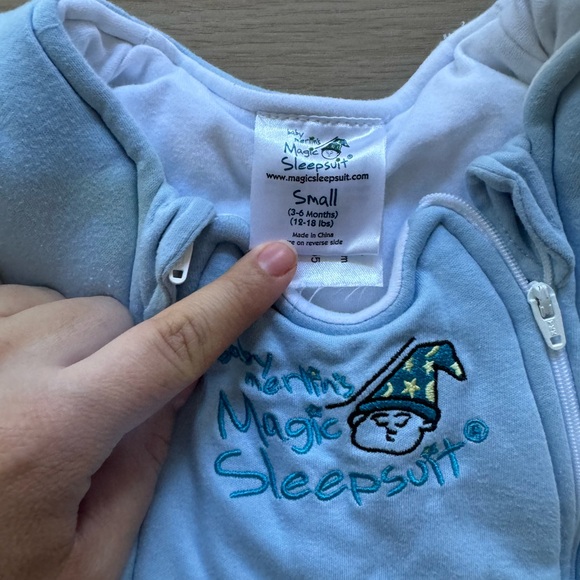 Baby sleepsuit size 3-6M Merlin’s Magic Sleepsuit - Picture 1 of 4